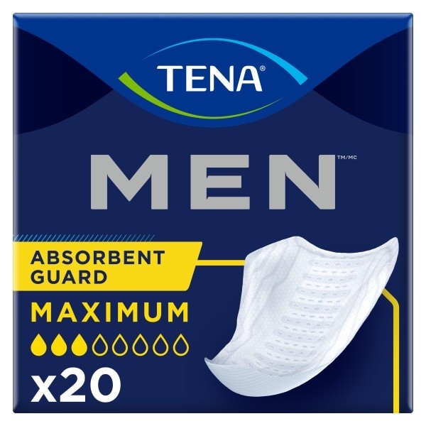 Coquille absorbante maximale TENA Men 120 unités/caisse