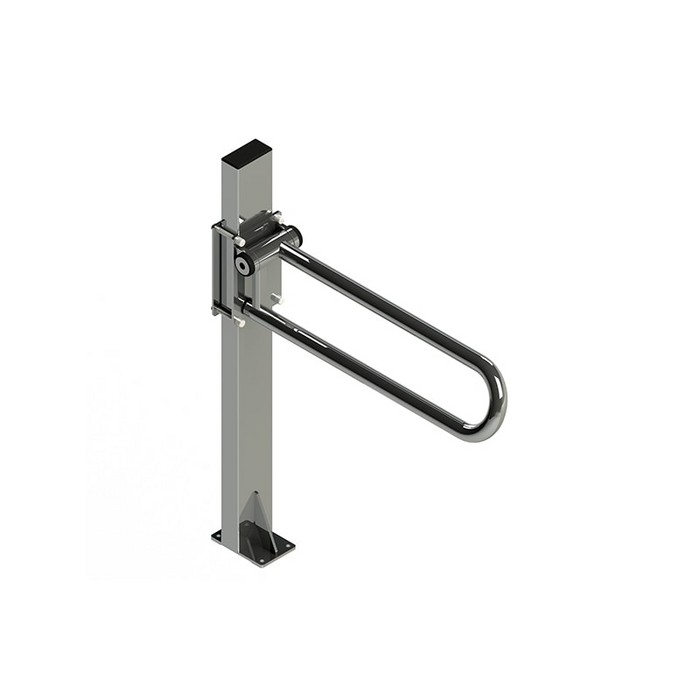 Montant de sol pour barre PT - inox