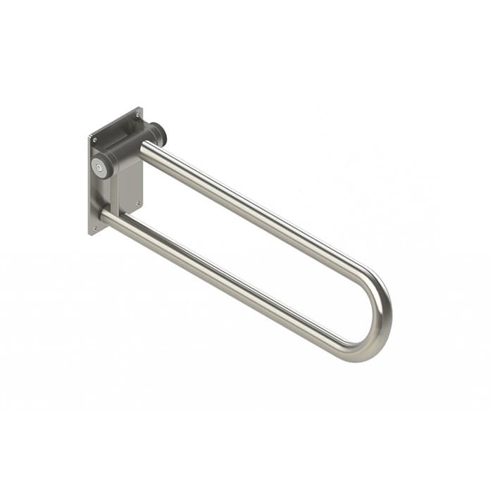 Barre d'appui Relevable PT Rail - 28 pouces Inox Gauche