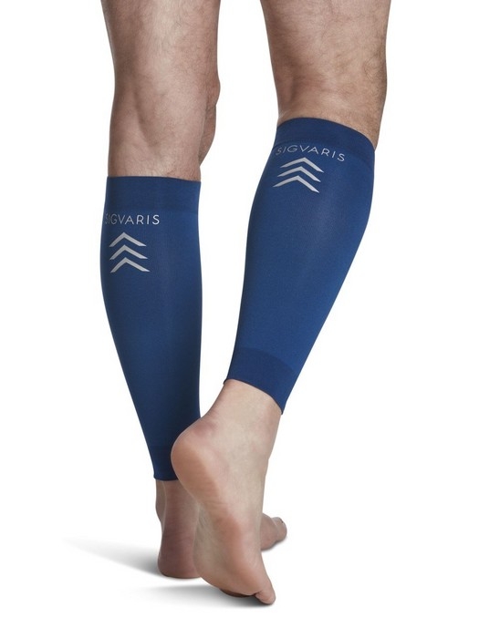 Bas compression - 20-30 mmHg - Manchons de performance - Bleu - Très grand